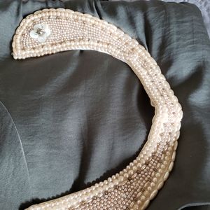 Faux Pearl Collar 1940s 1950s